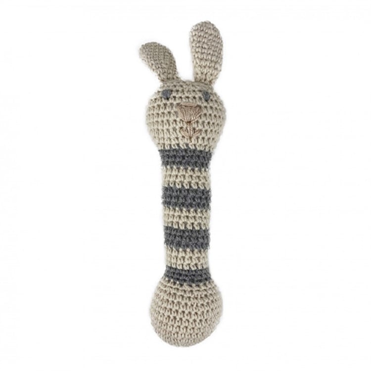 Amigurumi Tavşan Çıngıraklı Oyuncak