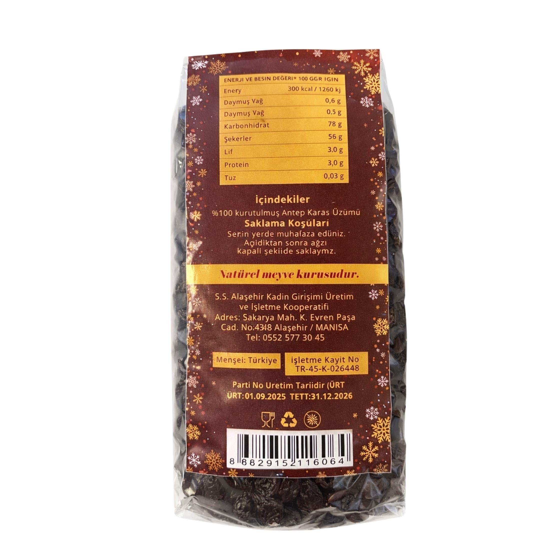 Antep Kuru Üzüm Alaşehir 500 G