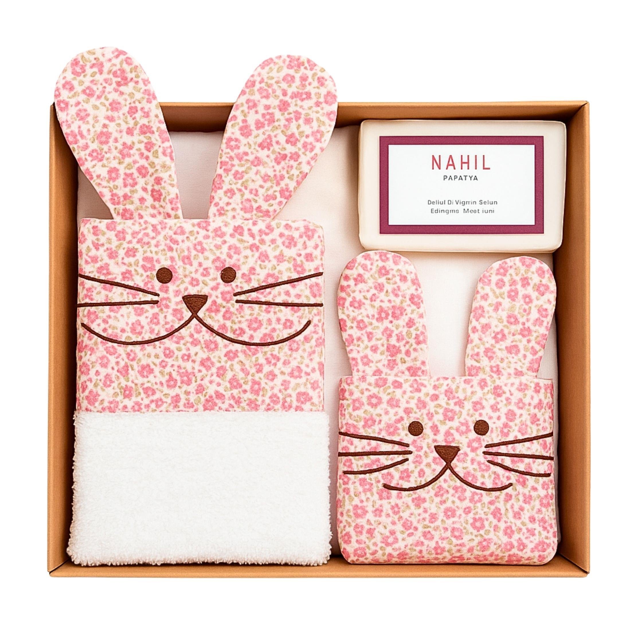 Bebek Havlu Önlük Sabun Set