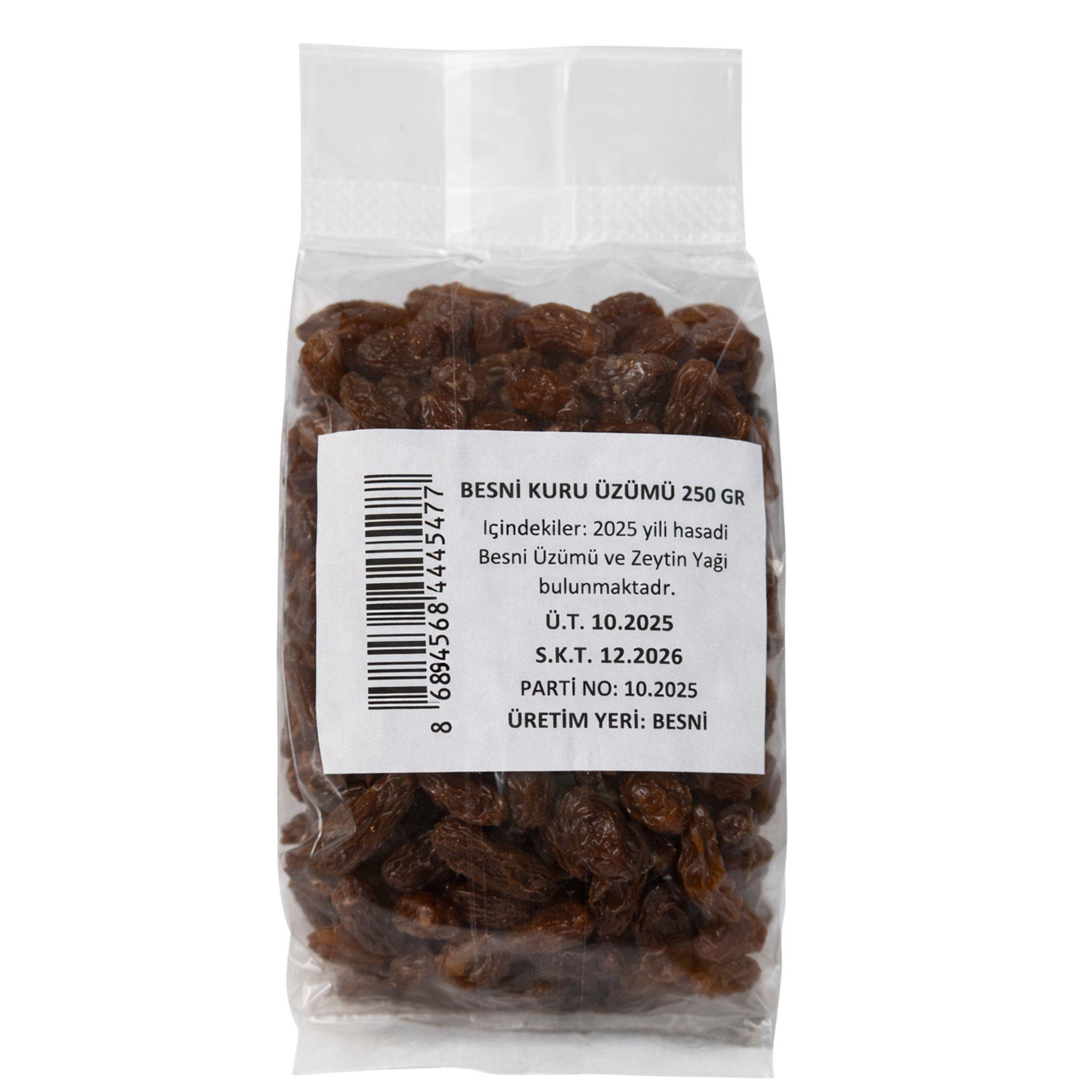 BESNİ KURU ÜZÜM 250 GR