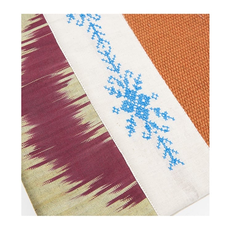 Bordo Kanaviçe Clutch