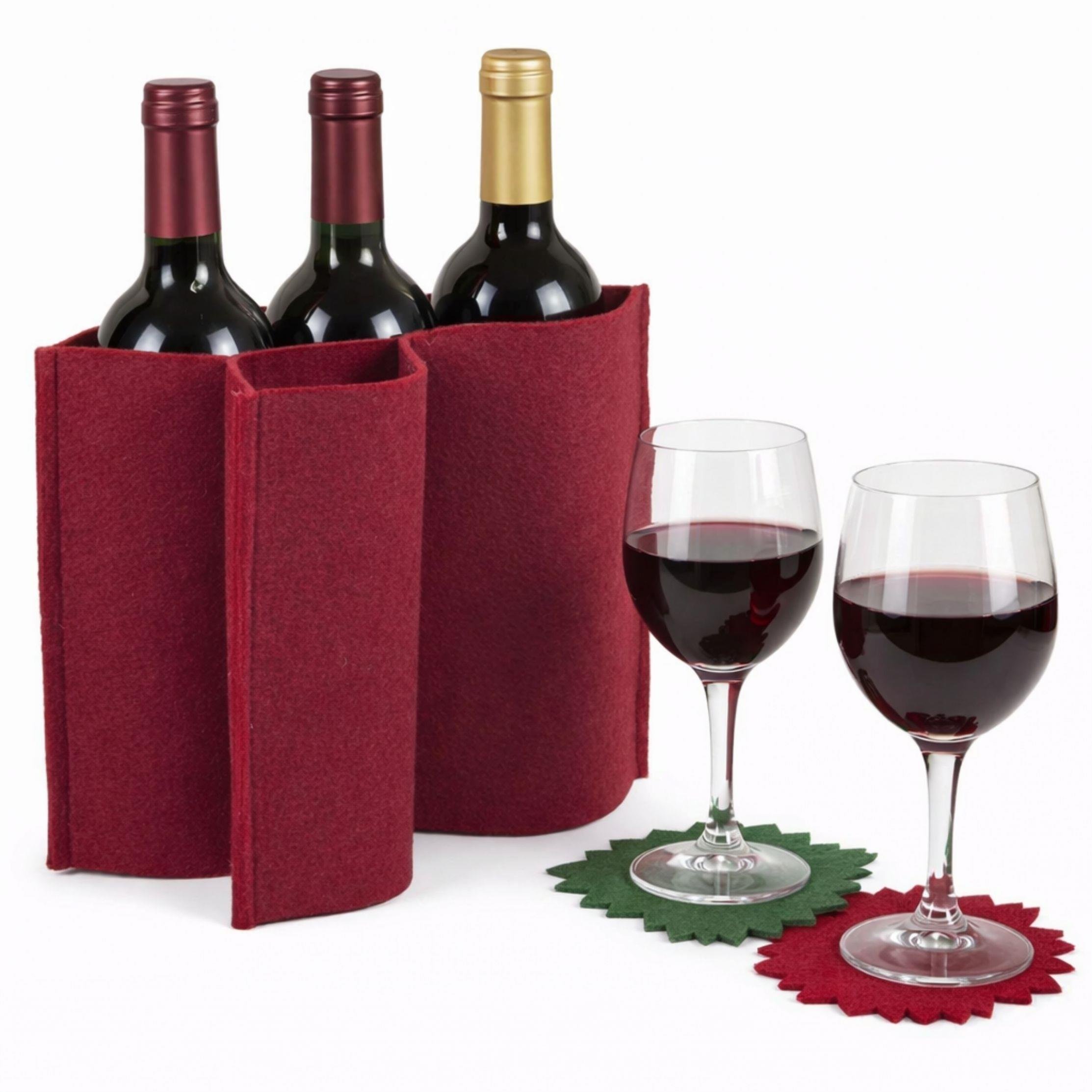 Bordo Keçe Şaraplık