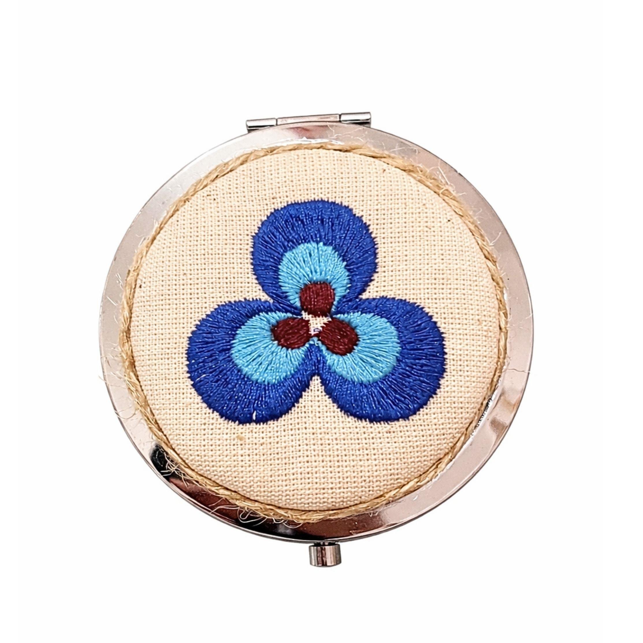 Çintemani Nakışlı El Aynası 