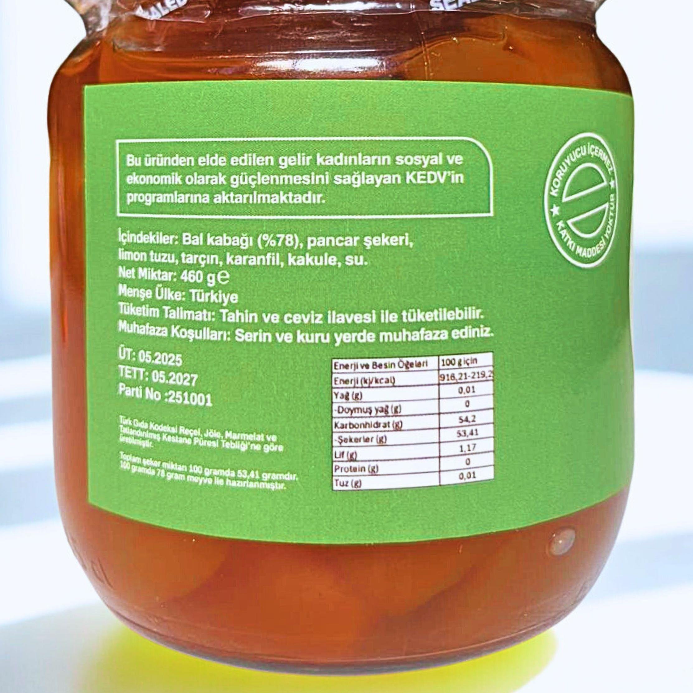 Çıtır Kabak Reçeli 460 G 