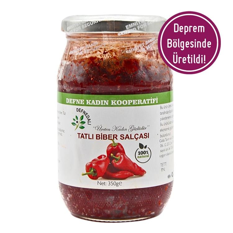 Defne Dalı Tatlı Biber Salçası 350 gr