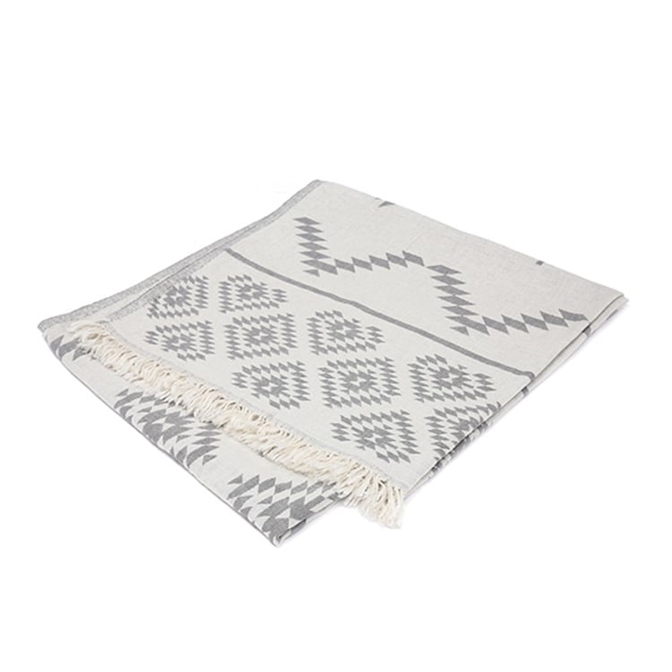 Gri Desenli Peştemal