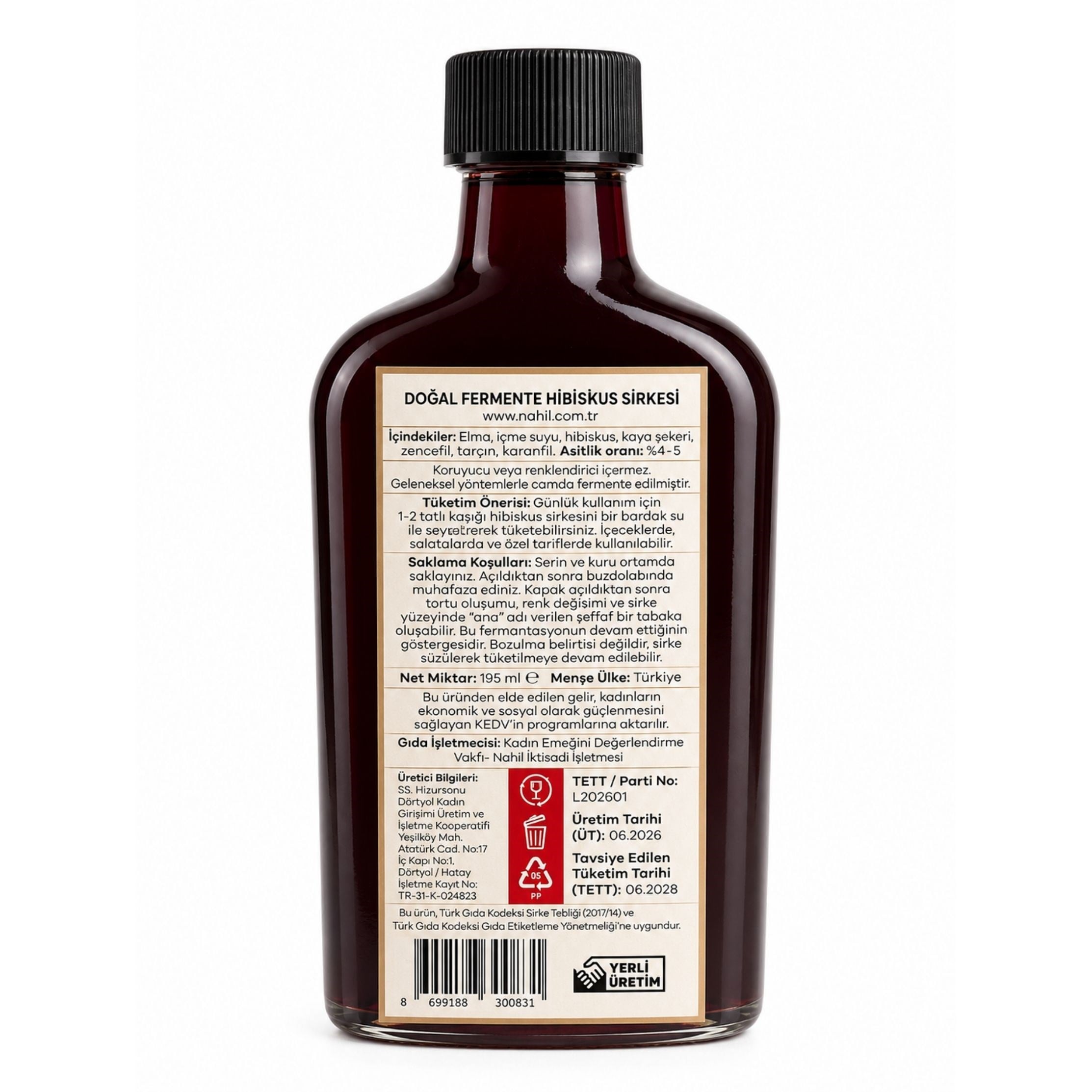 HİBİSKÜS SİRKESİ 195 ML HAYROLSUN                   