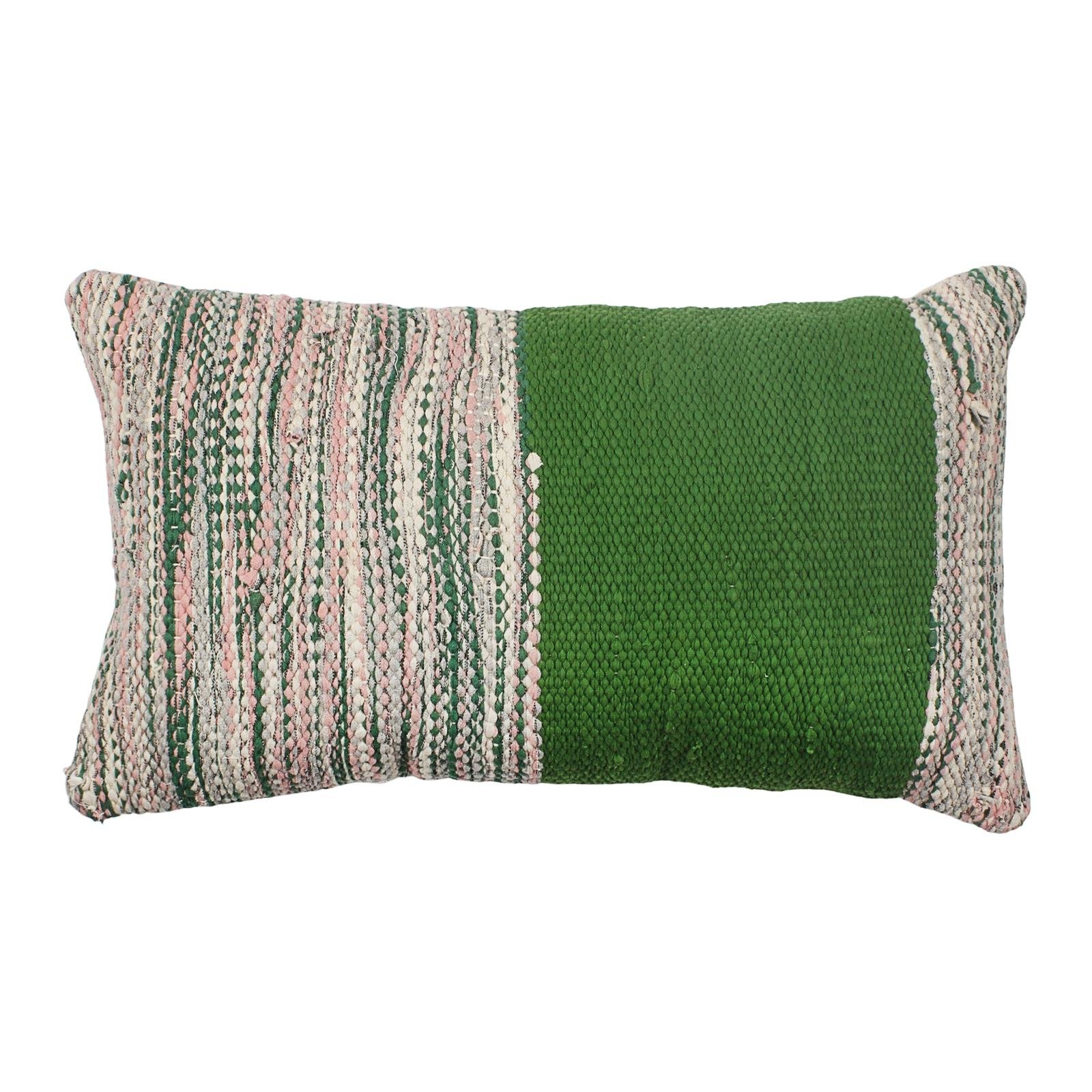 İLERİ DÖNÜŞÜM KARIŞIK RENKLİ DOKUMA YASTIK KILIFI