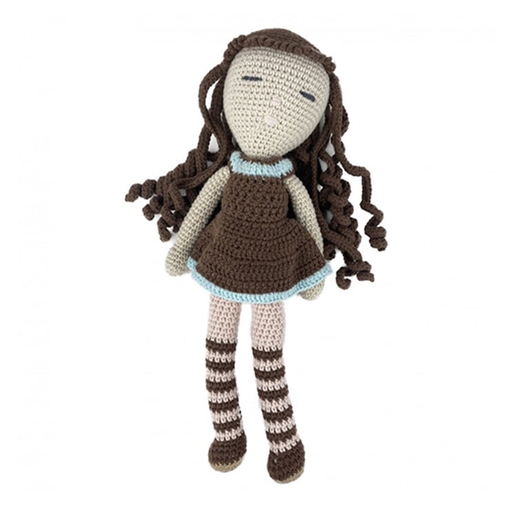 Kahverengi Amigurumi Bebek Oyuncak