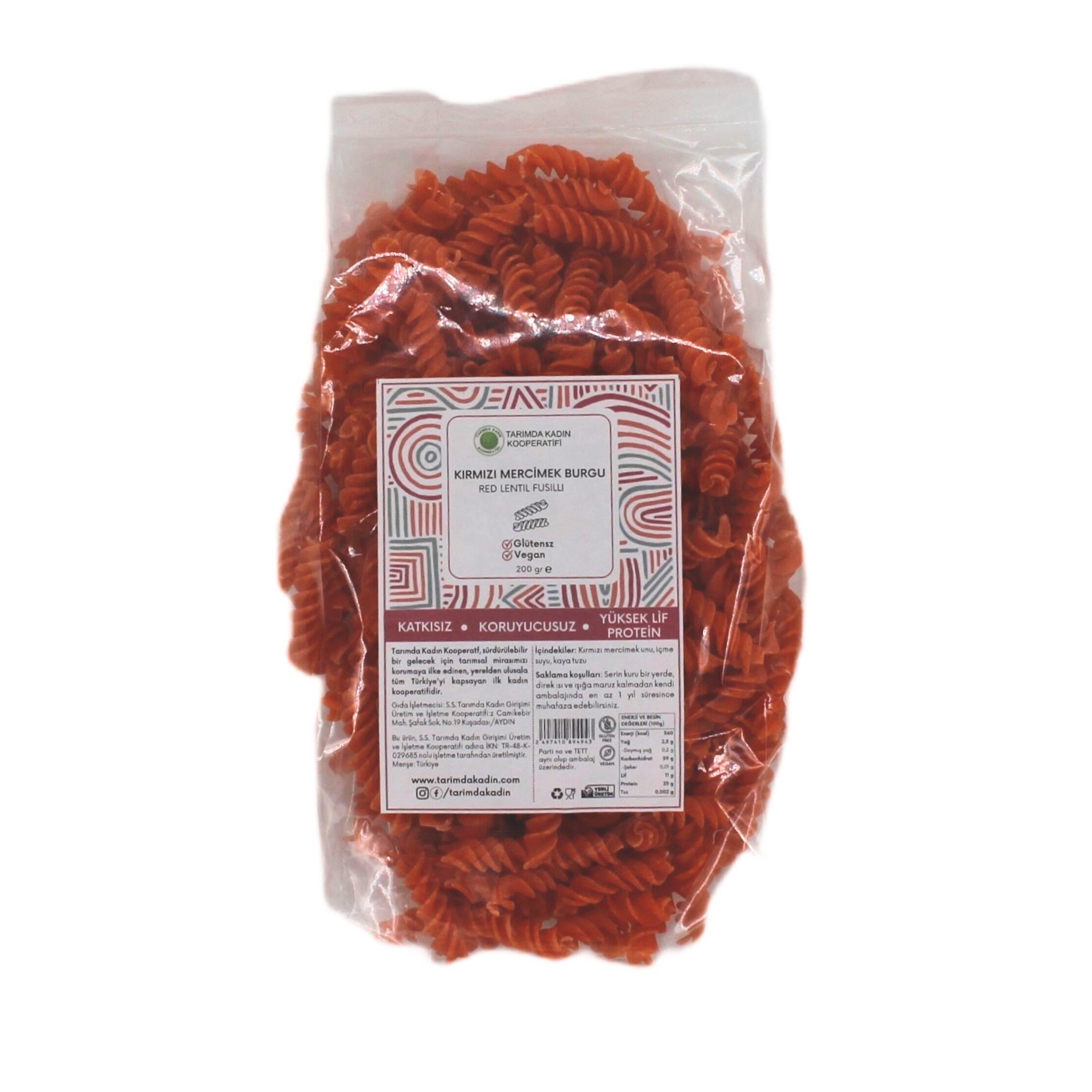 KIRMIZI MERCİMEK MAKARNASI 