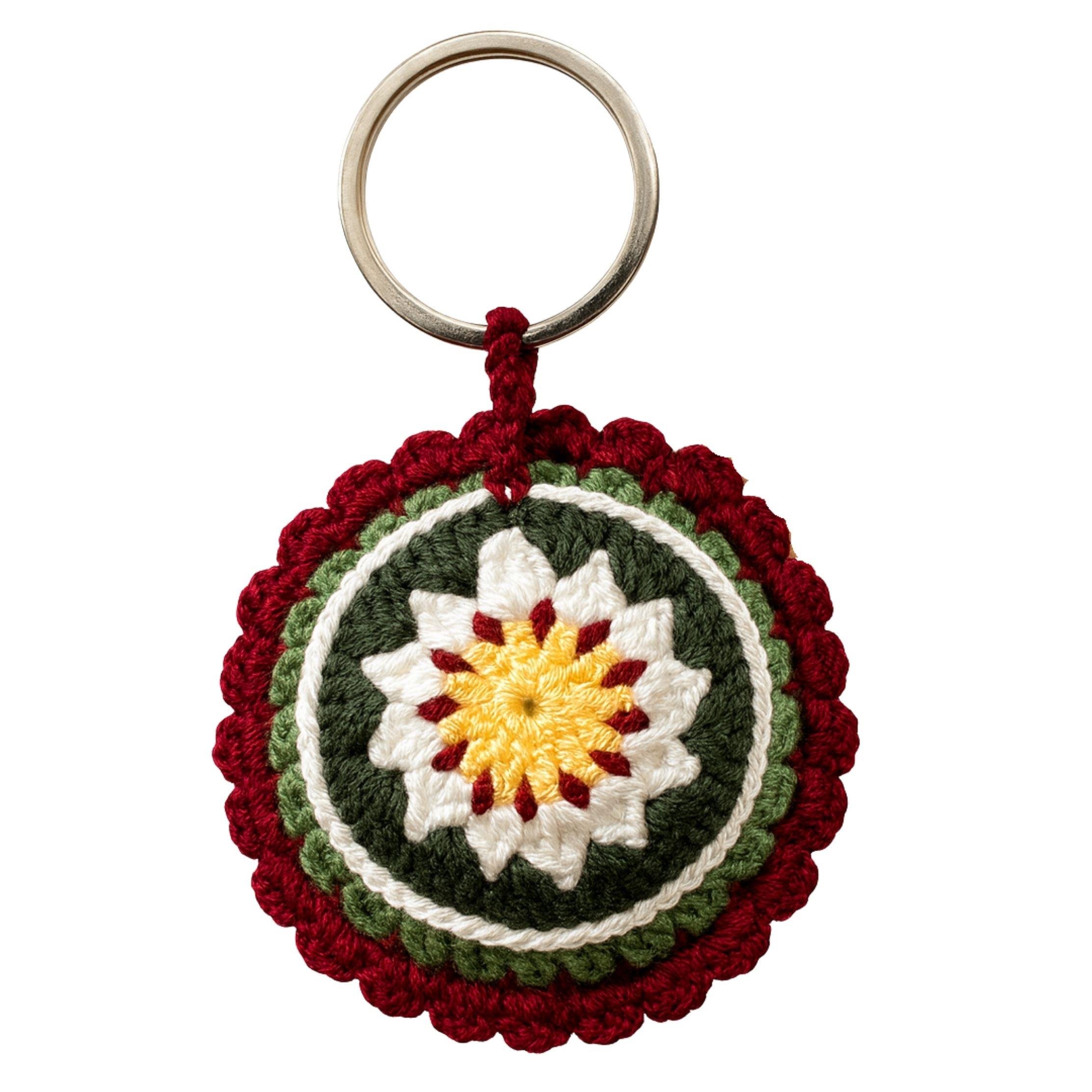 Kırmızı Örgü Anahtarlık