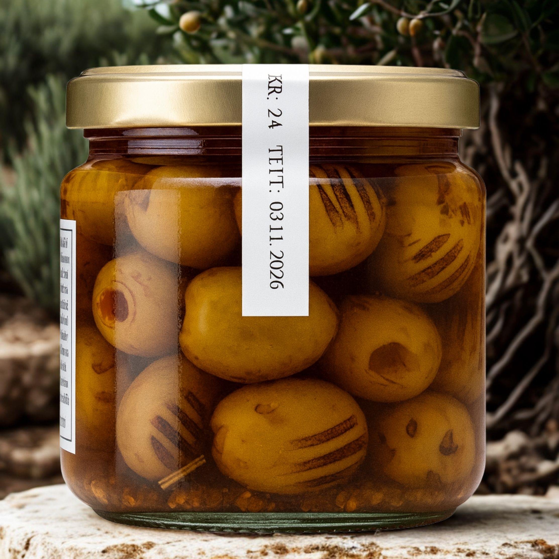 Kuru Domatesli Izgara Yeşil Zeytin 330 ML