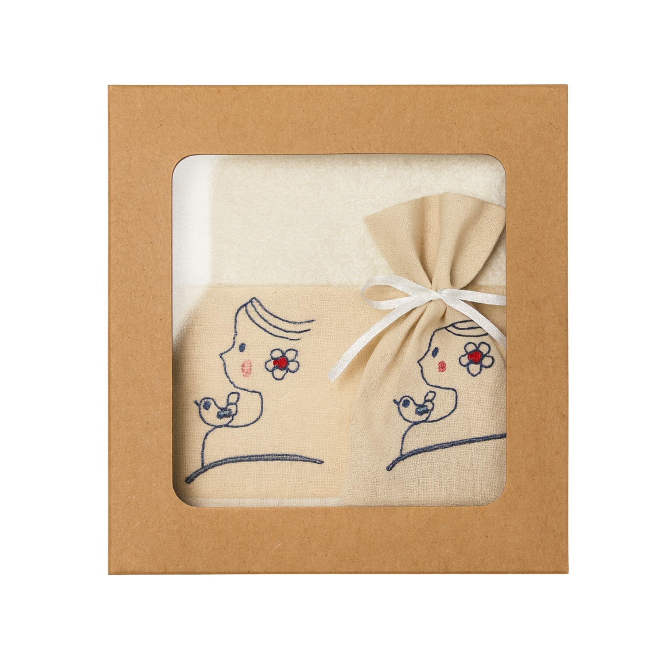 Kuşlu Kadın Havlu Seti 