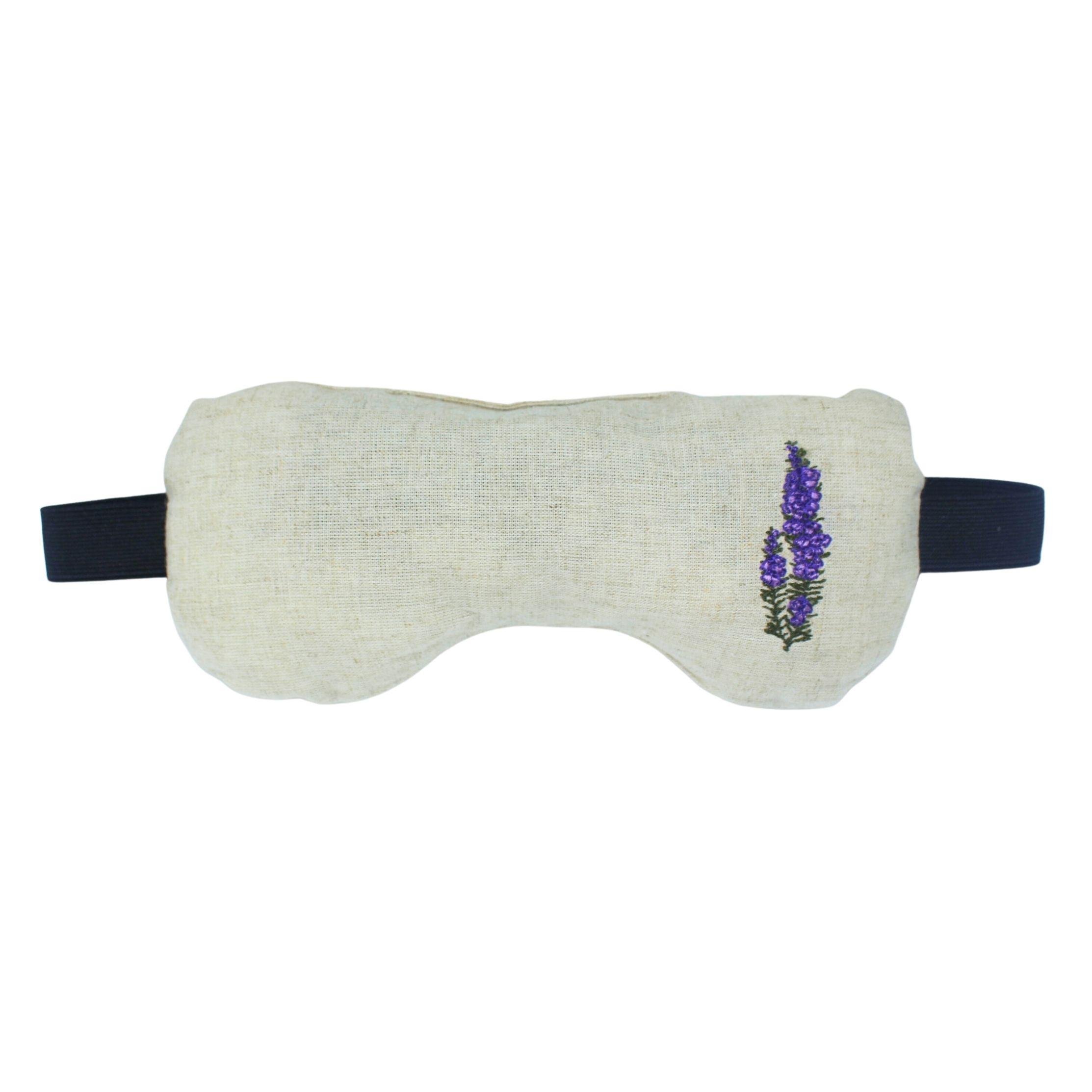 Lavanta Nakışlı Lavanta Göz Bandı