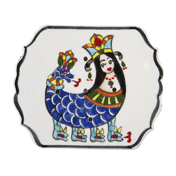 Mavi Şahmeran Seramik Banyo Set