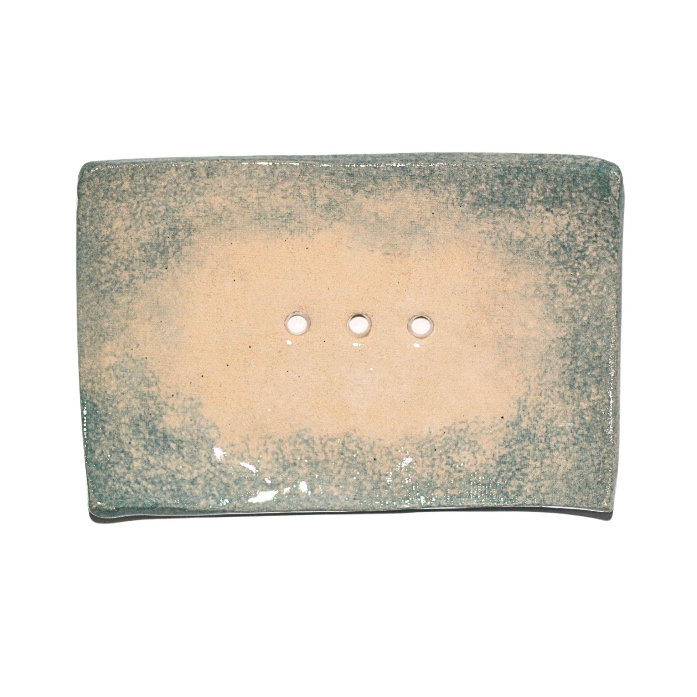 Mavi Seramik Diş Fırçalık ve Sabunluk Seti