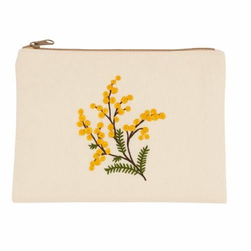 Mimoza Desenli El Nakışlı Cüzdan Umutkent (14x20) 