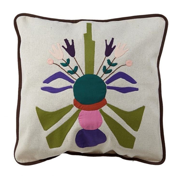 Nahıl Ağacı Aplike İkili Yastık