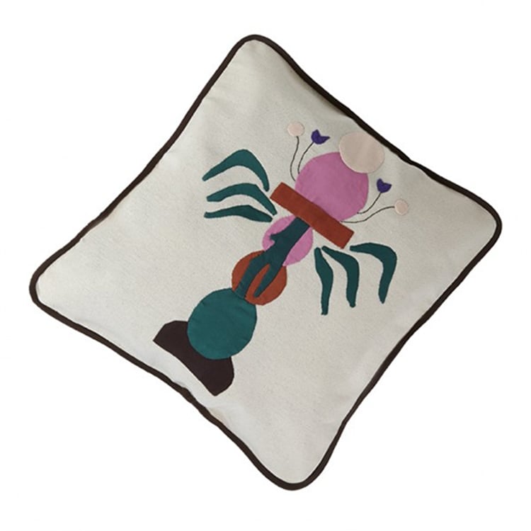 Nahıl Ağacı Aplike İkili Yastık