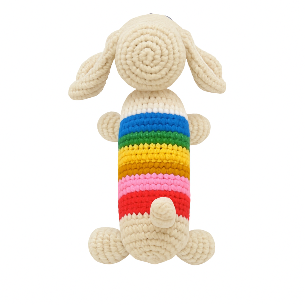 Örgü Köpek Oyuncak