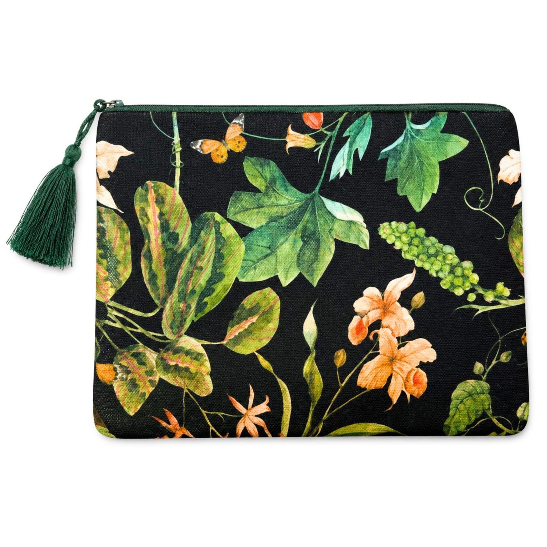 Renkli Çiçekli Clutch