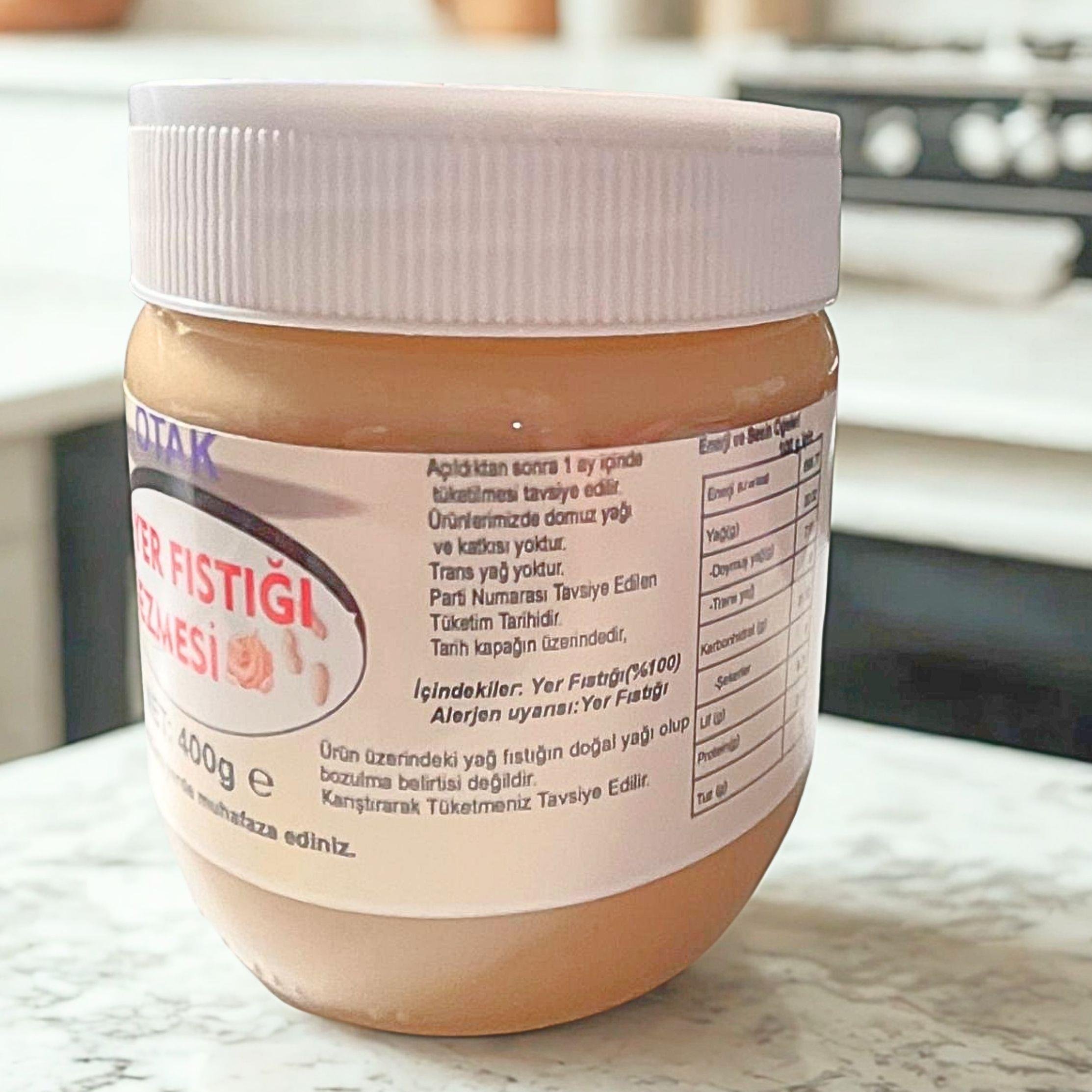 Sade Yer Fıstığı Ezmesi 400 G