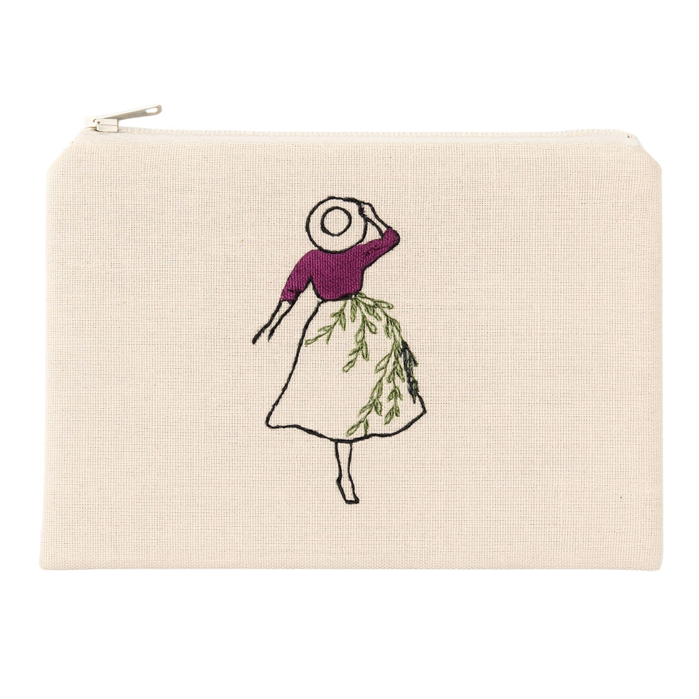 Şapkalı Kadın Cüzdan