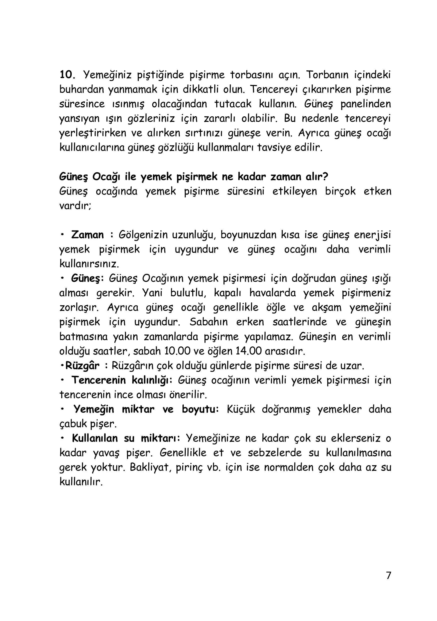 Şemsa Güneş Enerjisi ile Çalışan Güneş Ocağı