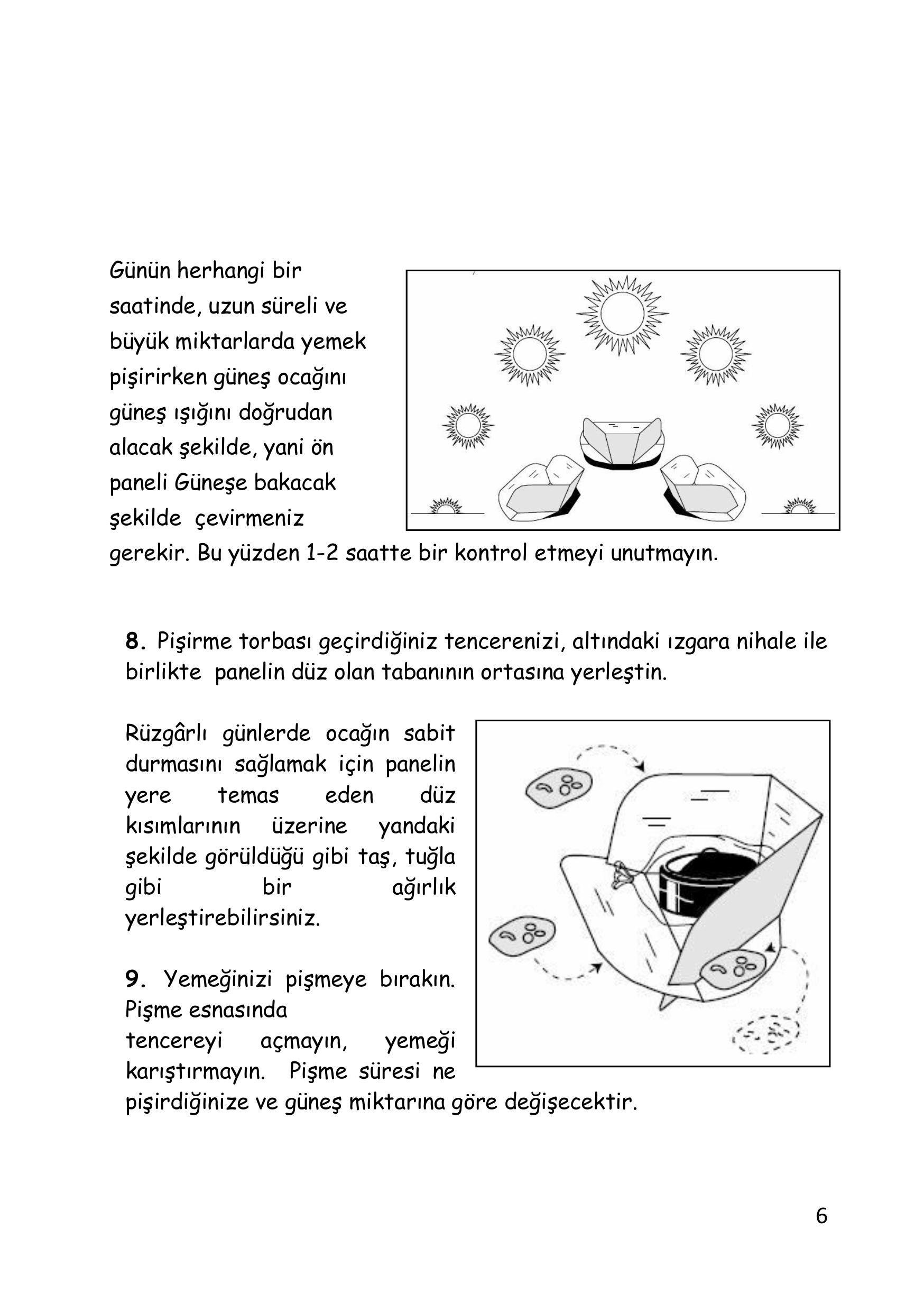 Şemsa Güneş Enerjisi ile Çalışan Güneş Ocağı