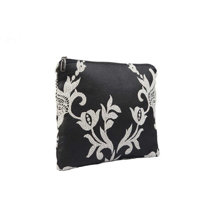 SİYAH İKAT DESENLİ CLUTCH ÇANTA HARMONİ
