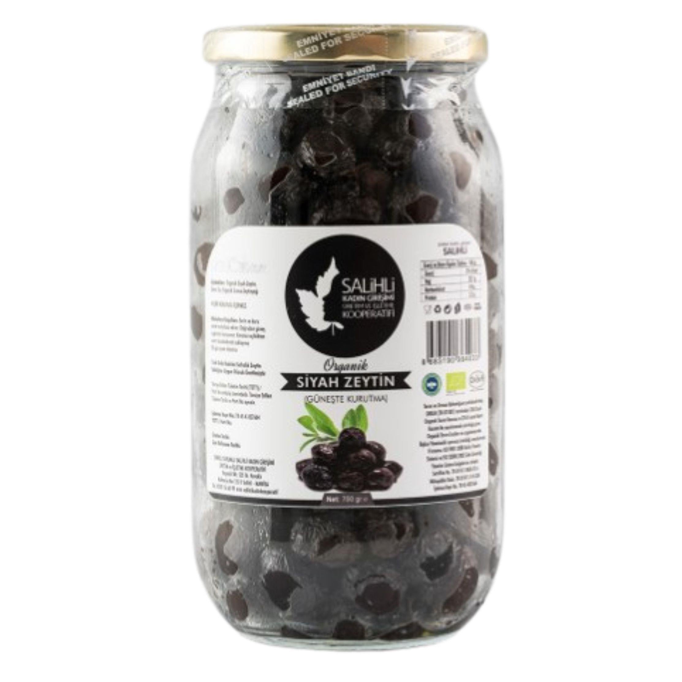 SİYAH ZEYTİN 650 GR CAM KAV.(GÜNEŞTE KURUTMA )