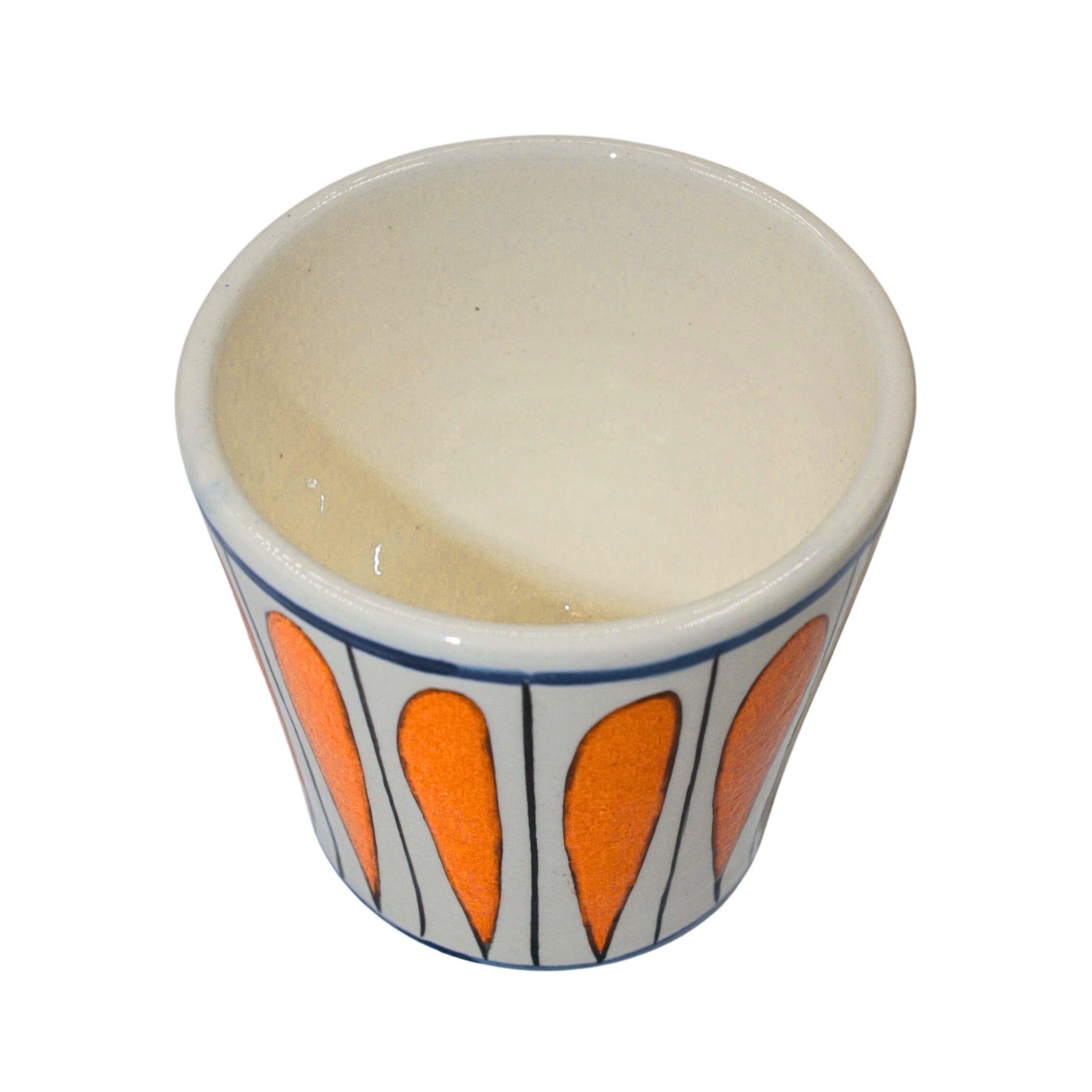 Turuncu Seramik Espresso Bardağı