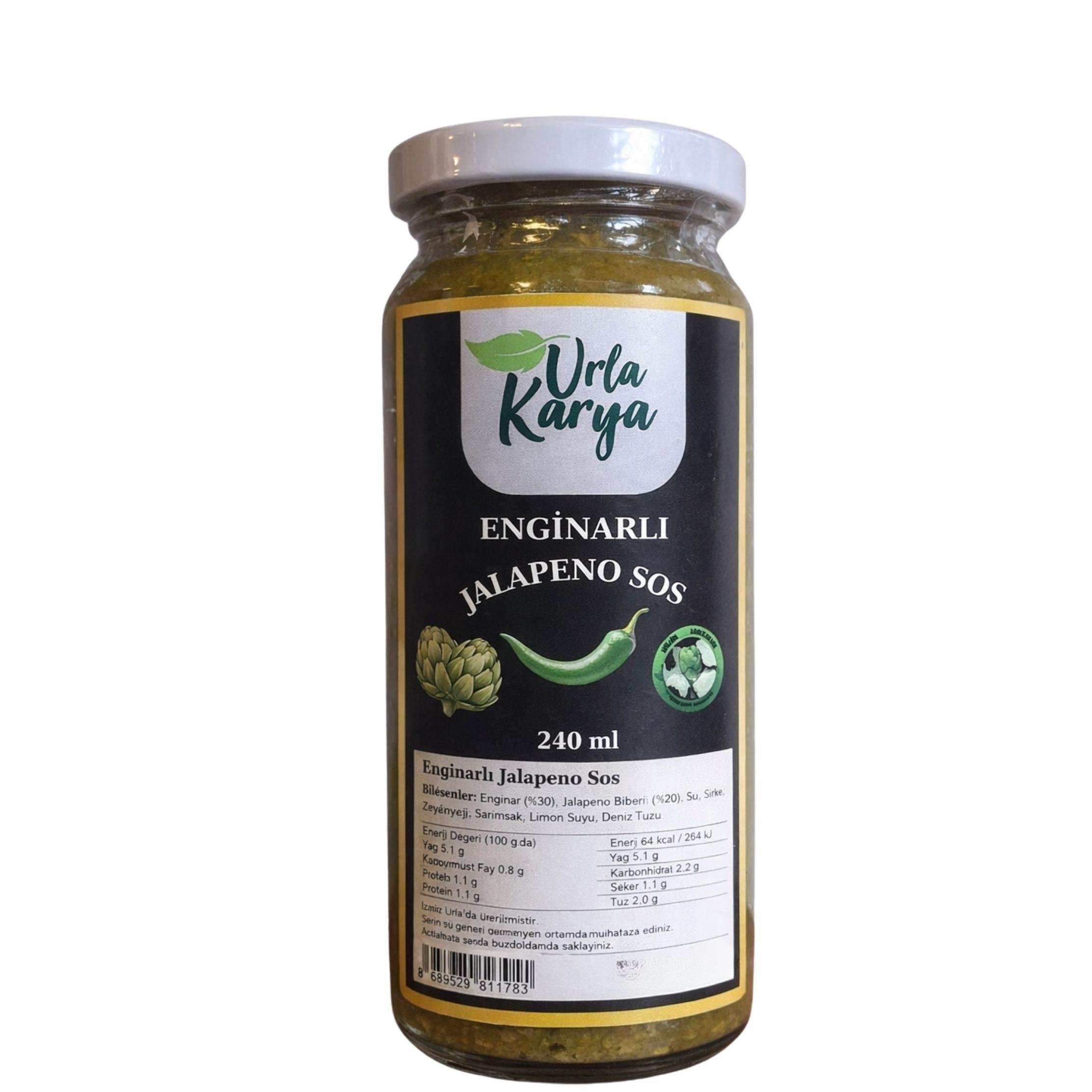 Urla Karya Enginarlı Acılı Jalapeno Sos 240 Ml