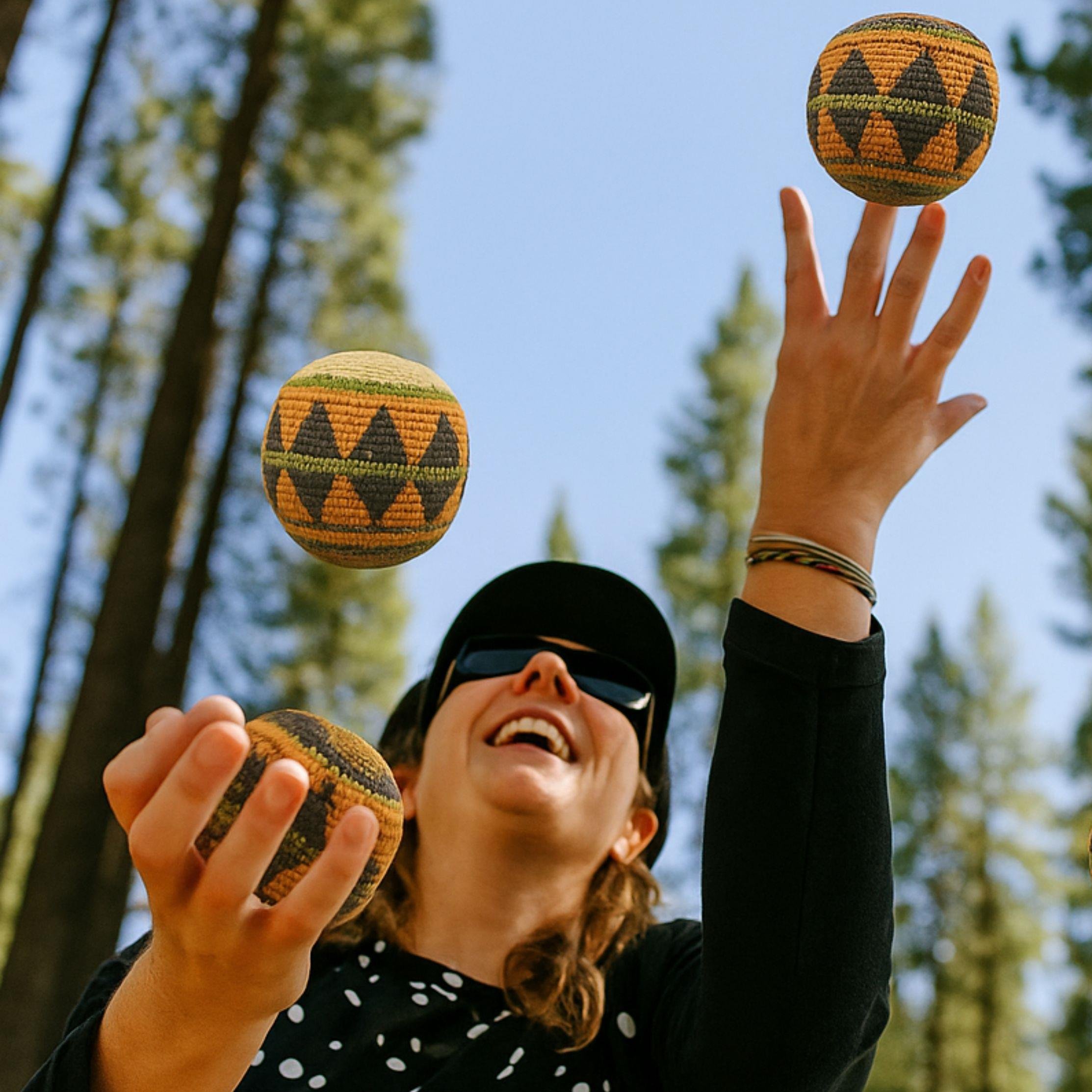 Yeşil Jonglör Topu Seti