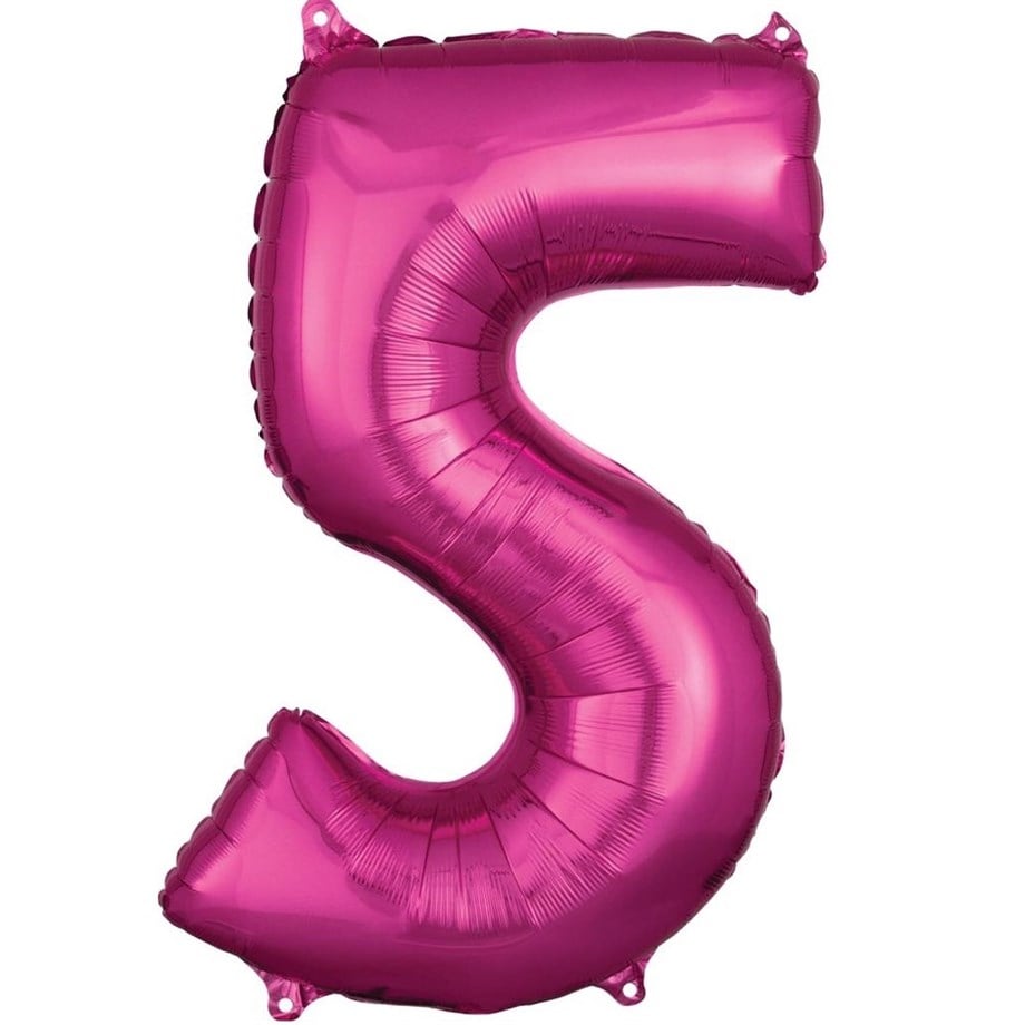  5 PEMBE 34 INCH FOLYO BALON