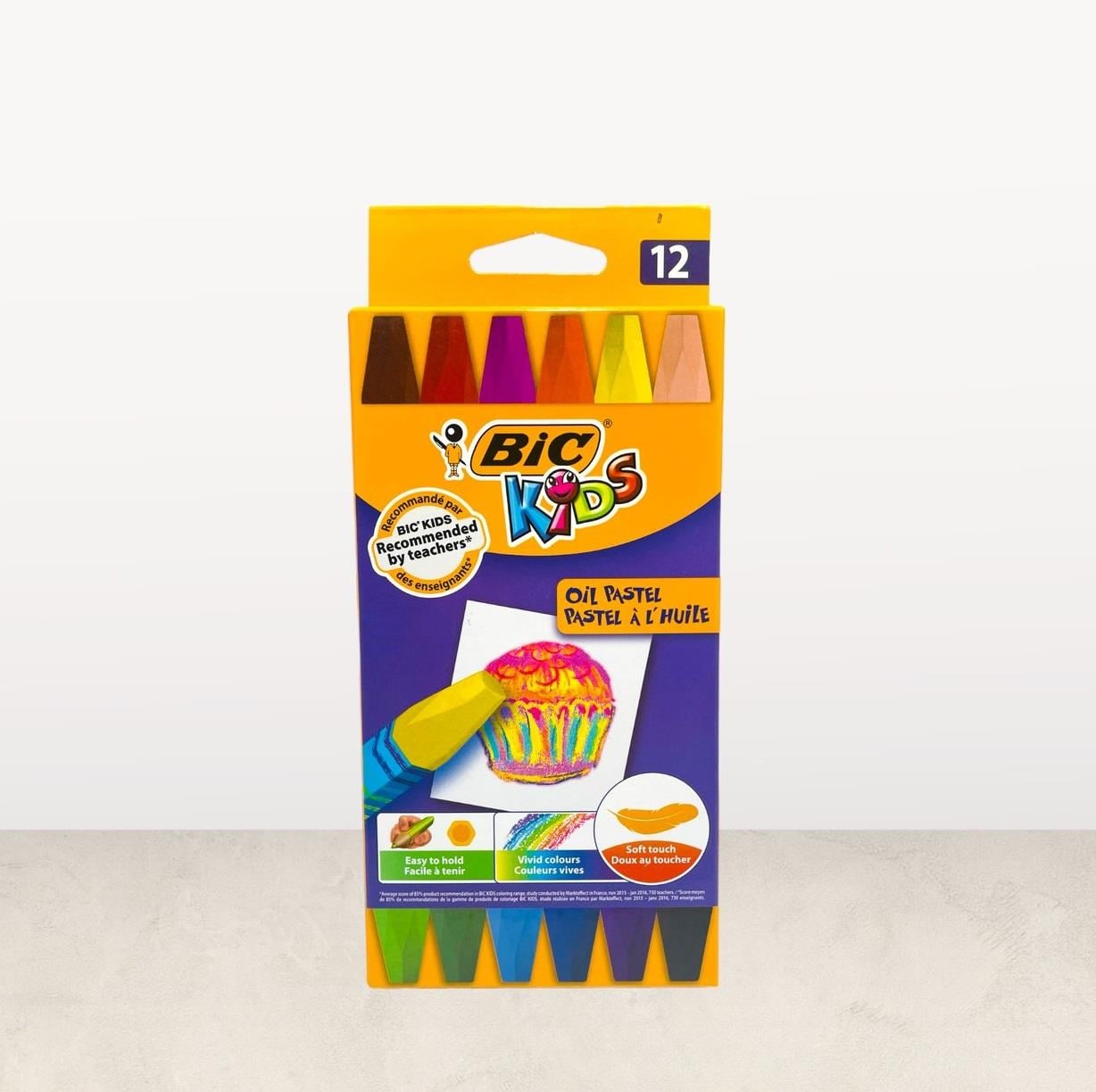  BİC 12 RENK YAĞLI PASTEL BOYA