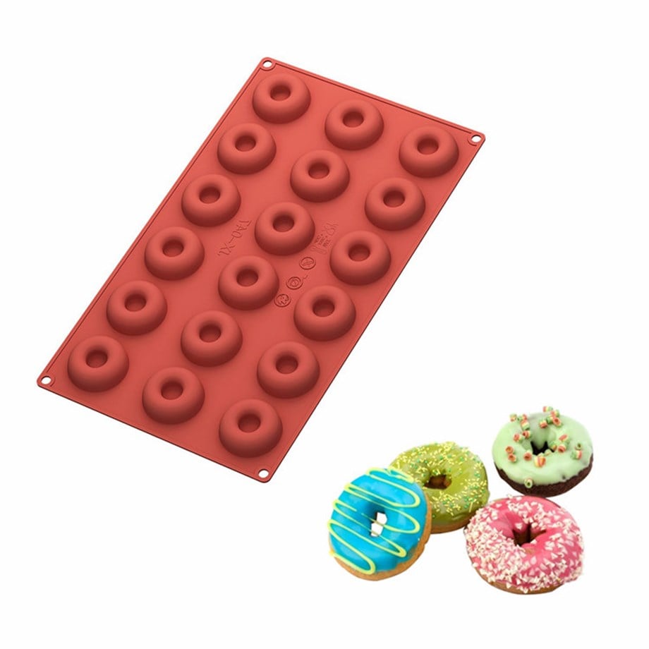  BT-3332 SİLİKON DONUT KALIBI 18 Lİ