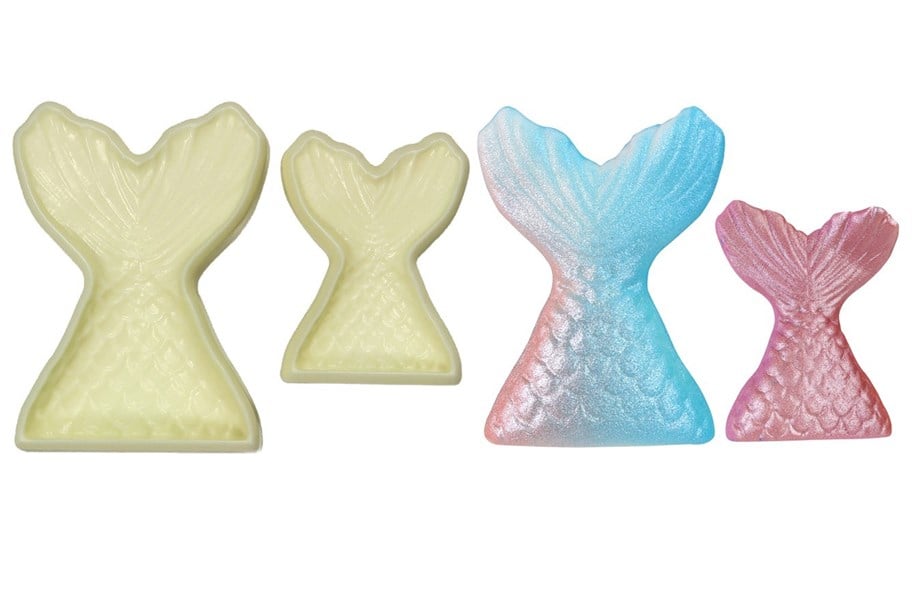  DENİZ KIZI KUYRUĞU BASKI SET 2 Lİ (6-4 CM)