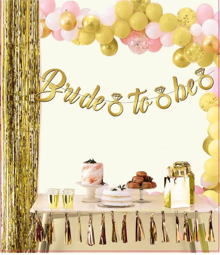  KALİGRAFİ BANNER BRIDE TO BE 35 X 170 cm