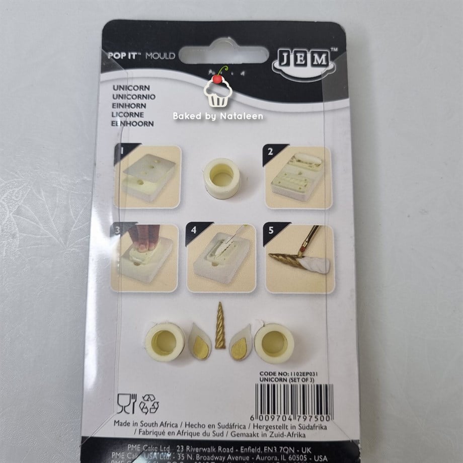  KEL-82 UNICORN BOYNUZ KULAK YAPIM SET 3 PARÇA