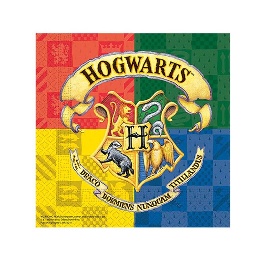  PEÇETE HARRY POTTER HOGWARTS 33*33cm 20 ADET