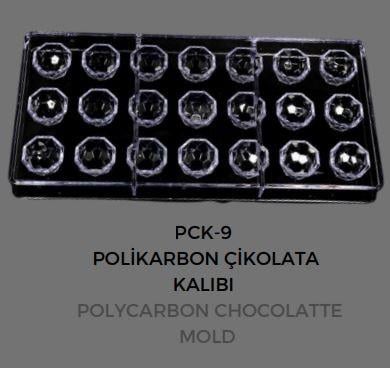  POLİ KARBON ÇİKOLATA KALIBI ALTIGEN ZN-184 PCK-9