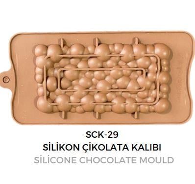  SCK-29 BUBBLE TABLET SİLİKON ÇİKOLATA KALIBI