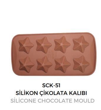  SCK-51 YILDIZ SİLİKON ÇİKOLATA KALIBI