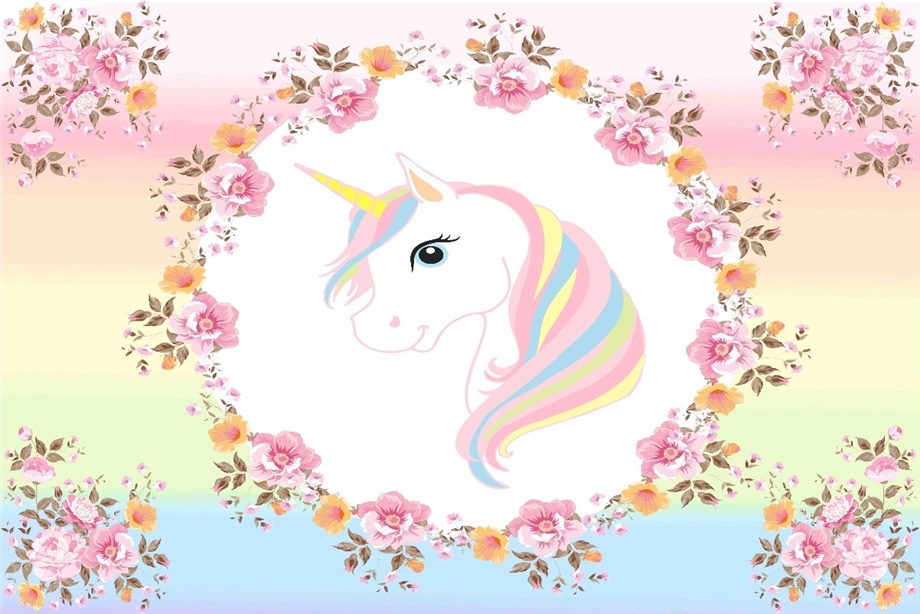  YENİLEBİLİR ŞEKER HAMURU BASKI UNICORN 12