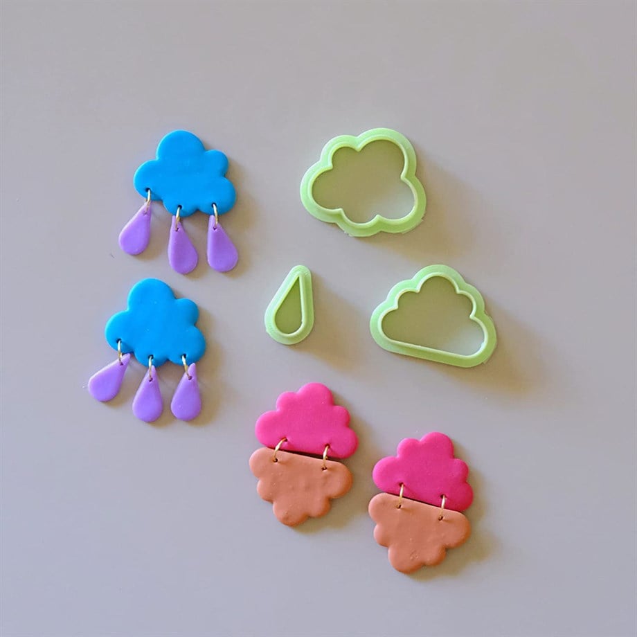 3 LÜ BULUT DAMLA KÜPE CLAY POLİMER SET KESİCİ | AdanaPastaMalzemeleri.com 3 LÜ BULUT DAMLA KÜPE CLAY POLİMER SET KESİCİ
