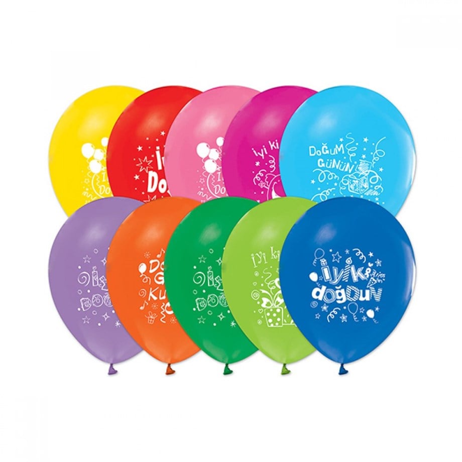 BALON İYİ Kİ DOĞDUN (10 ADET)