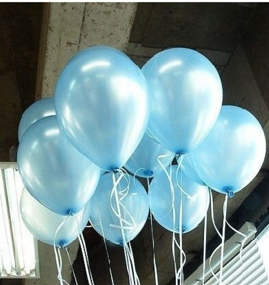 BALON METALİK MAVİ (10 ADET)