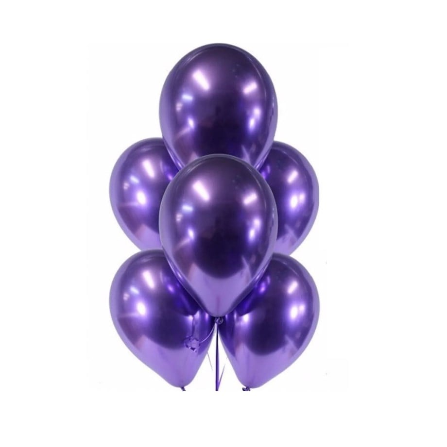 BALON METALİK MOR (10 ADET) | AdanaPastaMalzemeleri.com BALON METALİK MOR (10 ADET)