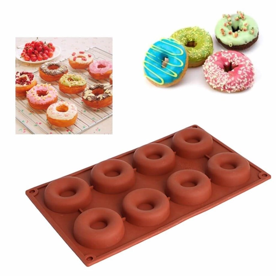 BT-091 SİLİKON DONUT KALIBI 8 Lİ | AdanaPastaMalzemeleri.com BT-091 SİLİKON DONUT KALIBI 8 Lİ